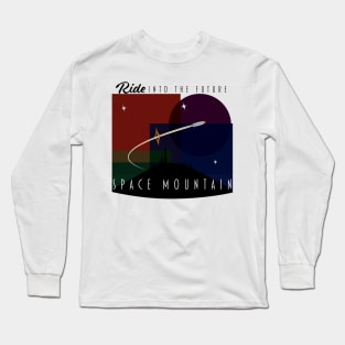 Ride Into The Future - Space Mountain Retro Long Sleeve T-Shirt